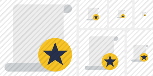 Script Blank Star Icon