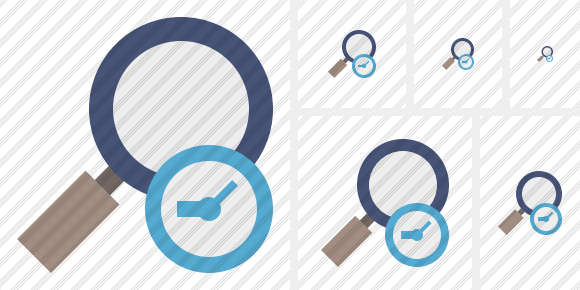 Search Clock Icon Search Clock Icon