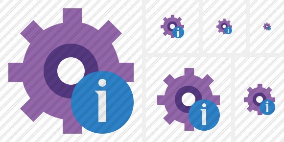 Icône Settings Information