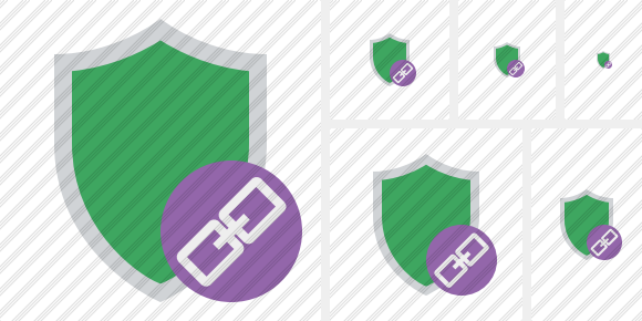 Shield Link Icon Shield Link Icon