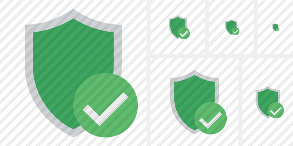 Shield Ok Icon Shield Ok Icon