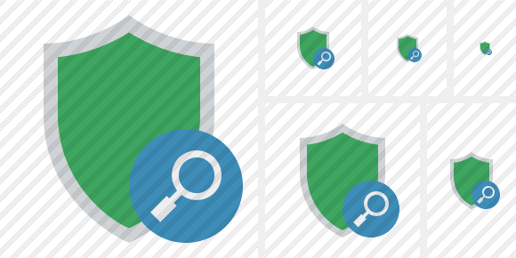 Shield Search Icon Shield Search Icon