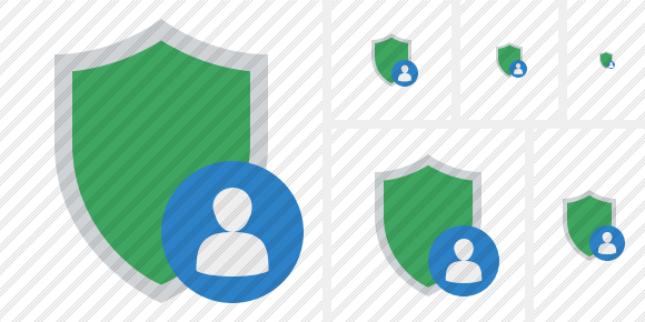 Shield User Icon Shield User Icon