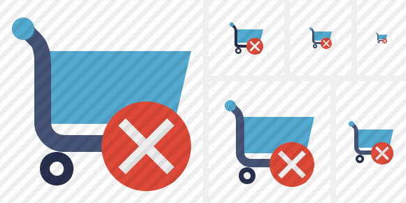 Shopping Cancel Symbol