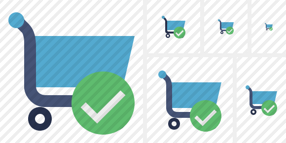 Shopping Ok Icon Shopping Ok Icon