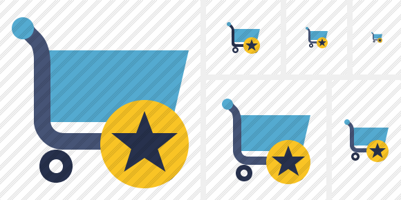 Shopping Star Icon Shopping Star Icon