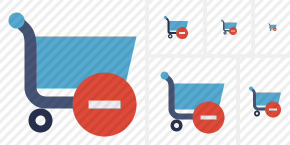 Shopping Stop Icon Shopping Stop Icon