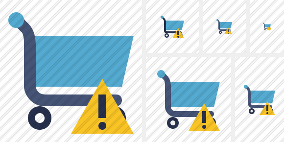 Shopping Warning Icon Shopping Warning Icon
