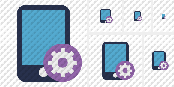 Icône Smartphone Settings