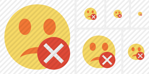 Smile Unhappy Cancel Icon Smile Unhappy Cancel Icon