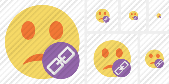 Smile Unhappy Link Icon Smile Unhappy Link Icon