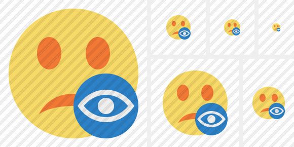 Smile Unhappy View Icon Smile Unhappy View Icon