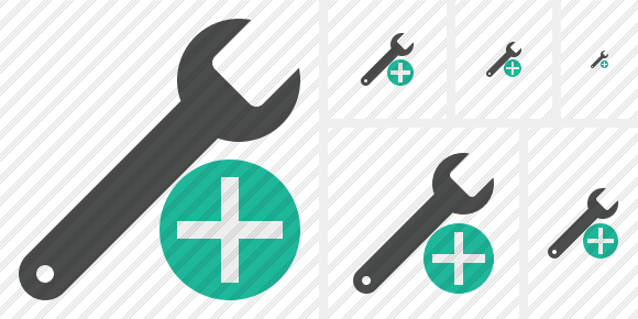 Spanner Add Symbol Spanner Add Symbol