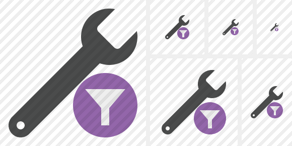 Spanner Filter Symbol Spanner Filter Symbol
