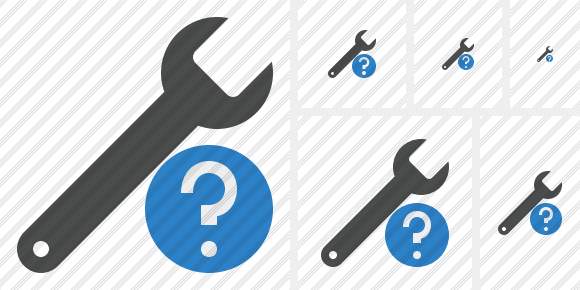 Spanner Help Symbol Spanner Help Symbol