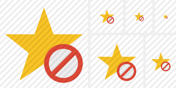 Star Block Icon Star Block Icon