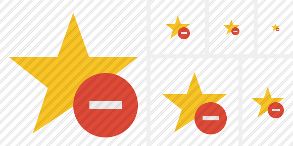 Star Stop Icon Star Stop Icon