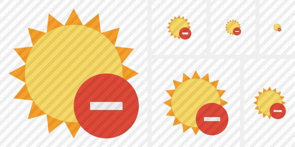 Sun Stop Icon