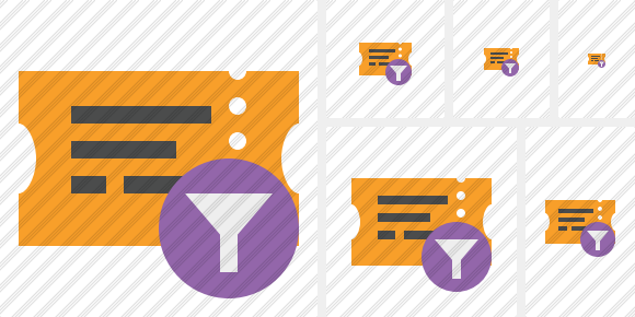 Ticket Filter Symbol Ticket Filter Symbol