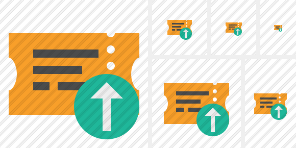 Ticket Upload Symbol Ticket Upload Symbol