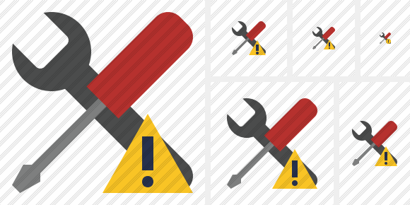 Tools Warning Symbol