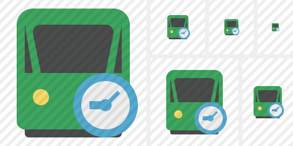 Icono Train 2 Clock Icono Train 2 Clock