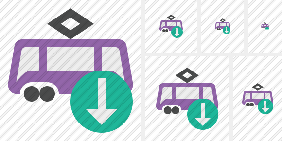 Tram Download Symbol Tram Download Symbol