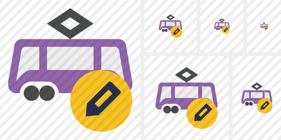 Tram Edit Symbol Tram Edit Symbol