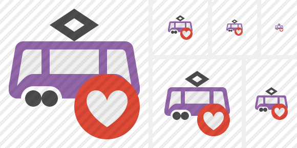 Tram Favorites Symbol Tram Favorites Symbol