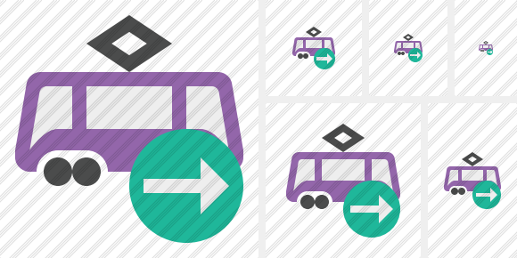 Tram Next Symbol Tram Next Symbol