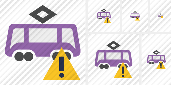 Tram Warning Symbol Tram Warning Symbol
