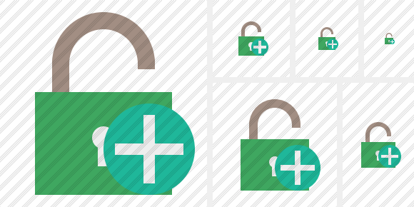 Unlock 2 Add Icon Unlock 2 Add Icon