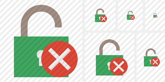 Unlock 2 Cancel Icon Unlock 2 Cancel Icon