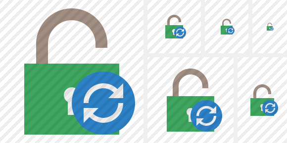 Unlock 2 Refresh Icon Unlock 2 Refresh Icon