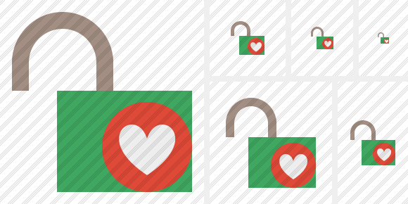 Unlock Favorites Symbol Unlock Favorites Symbol