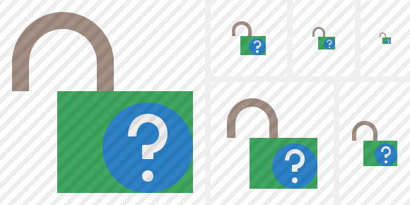 Unlock Help Symbol Unlock Help Symbol