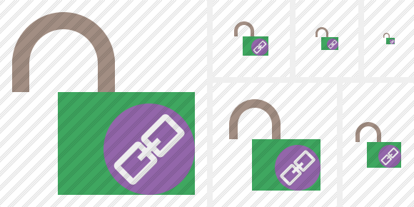 Unlock Link Symbol Unlock Link Symbol