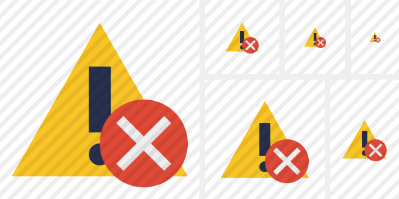 Warning Cancel Icon Warning Cancel Icon