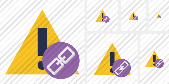 Warning Link Icon Warning Link Icon