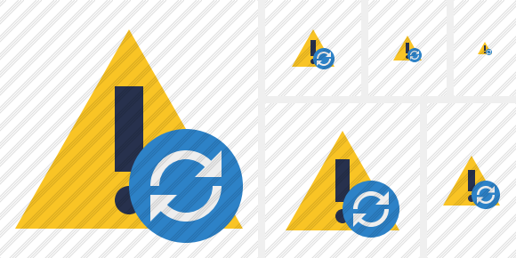 Warning Refresh Icon Warning Refresh Icon