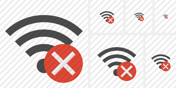 Wi Fi Cancel Symbol