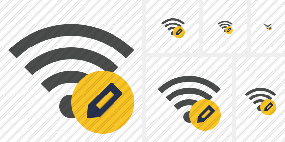 Wi Fi Edit Icon Wi Fi Edit Icon