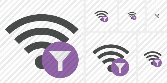 Wi Fi Filter Icon Wi Fi Filter Icon