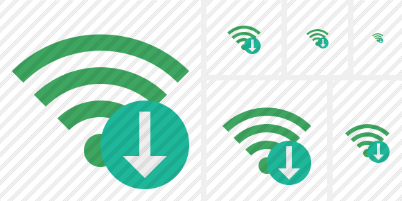 Icono Wi Fi Green Download