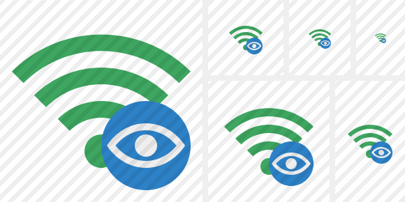 Wi Fi Green View Icon