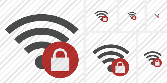 Wi Fi Lock Icon Wi Fi Lock Icon