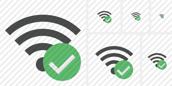 Wi Fi Ok Icon Wi Fi Ok Icon