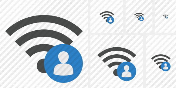 Wi Fi User Icon Wi Fi User Icon