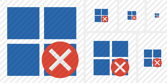 Icono Windows Cancel