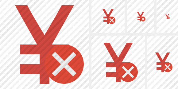 Yen Yuan Cancel Icon Yen Yuan Cancel Icon